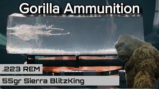 Gorilla Ammunition .223 REM 55gr Sierra BlitzKing