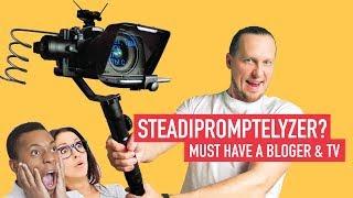 Steadicam + teleprompter how to shoot long moving stand up?