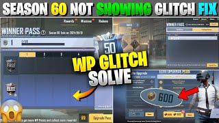 600 Bc  Winner Pass Season 60 Glitch Fix   Wp Not Showing Problem Solve In Pubg Mobile Lite 