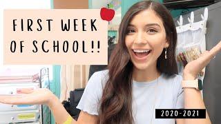 FIRST WEEK OF SCHOOL VLOG  Mask Review  2020-2021