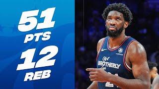 Joel Embiid Drops 2nd 50-PT Game of the Season  December 20 2023