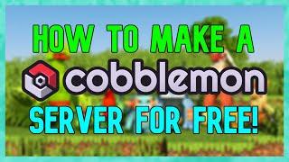 How To Make A Cobblemon Server for FREE Minecraft Pokemon Mod  Cobblemon Aternos Server