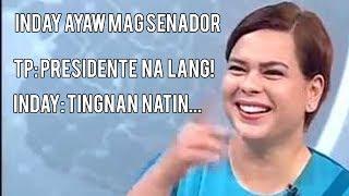 SARA DUTERTE TATAKBONG PRESIDENTE?