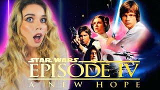 STAR WARS EPISODE IV A NEW HOPE 1977  FIRST TIME WATCHING  MOVIE REACTION