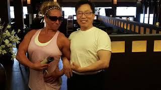 Leann George stunning beauty Rock Hard female body builder