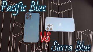 iPhone 13 Pro Max Sierra Blue Vs 12 Pro Max Pacific Blue