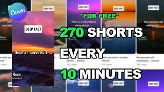 How I made 300 YOUTUBE SHORTS in Just 30 MINUTES for a Faceless YouTube Channel  SynthoMinds