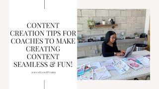 Content Creation Tips For Coaches