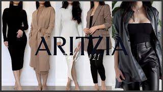 ARITZIA FALL  TRY-ON  TOPS DRESSES & BLAZERS