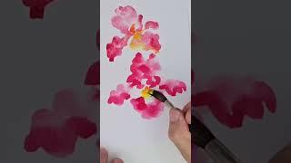 #shorts how to paint irises in 1 minute