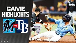 Marlins vs. Rays Game Highlights 73124  MLB Highlights