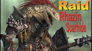 RAID shadow legends РАЗЕН  Rhazin Scarhide ГайдОбзор герояСоветы по прокачке