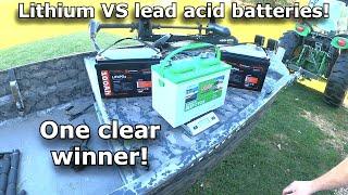 Deep cycle batteries lithium vs lead acid Lithium trolling motor batteries by Dr.Prepare #698