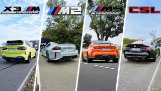 BMW M 100-200 kmh accelerations M2 M3 M4 CSL X3M M340i‼️