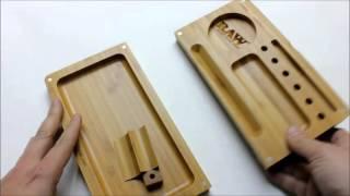 RAWs Backflip Bamboo Rolling Tray