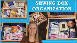 Organizing My Sewing Box  Sewing Basket