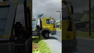 Bharatbenz Tipper Lorry On Road  #shorts