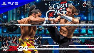 WWE 2K24 - Sami Zayn vs. Chad Gable  Intercontinental Champions Clash at the Castle  PS5™ 4K60