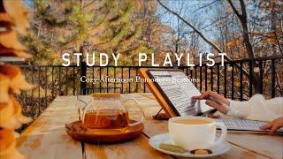 STUDY PLAYLIST  3-HOUR STUDY WITH ME POMODOROSRelaxing Lofi Cozy Autumn AfternoonTimer and Alarm