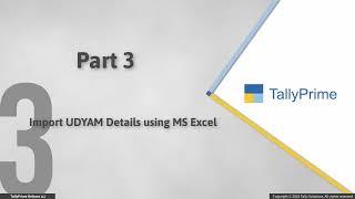 How to Update UDYAM Registration Details and View Pending Bills of MSME Parties   Tally Prime