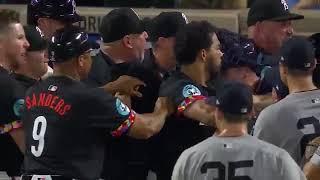 Benches cleared in the Yankees-Orioles game after Heston Kjerstad was drilled in the head