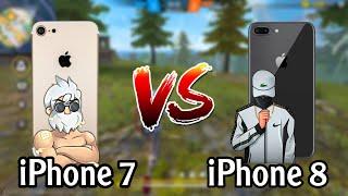 IPhone 7 VS IPhone 8 Plus  Free Fire 