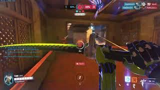 Genji 5k nano blade 3 enemy ults shut down.