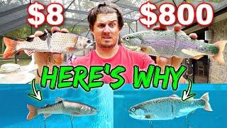 CHEAP vs. EXPENSIVE Swimbaits UNDERWATER Proof of their Value Surprising