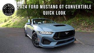 2024 Ford Mustang GT Convertible Quick Look