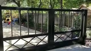 Iron Driveway Gates - Metal Driveway Gates - DFW Fence Contractor