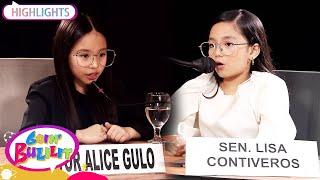 Sen. Lisa Contiveros and Mayor Alice Gulo face off in the senate hearing  Goin’ Bulilit