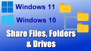 Share Files Folders & Drives Between Computers Over a Network in Windows 1110