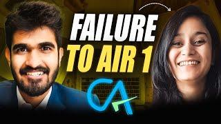 CA AIR 1 after 9 FAILED Attempts Ft. Shailee Chaudhary  Kushal Lodha  KwK #69