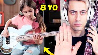 This 8 Year Old Bassist must be STOPPED Bass Battle