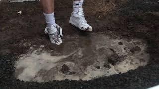 Back at it Muddy Nike AF1 and socks