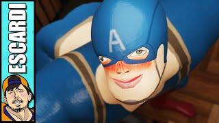 Captain America Fights in Elevator  Fandub Español 