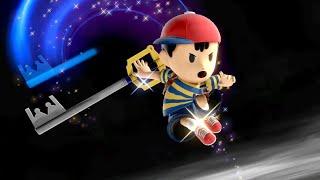 Ness Wields Sora Keyblade Final Smash + Final Blow Victory Screen - Super Smash Bros. Ultimate