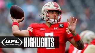 2024 UFL MVP Stallions QB Adrian Martinez Season Highlights  United Football League