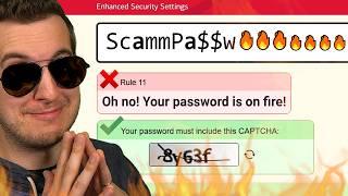 Forcing Scammers To Play Impossible Password Games