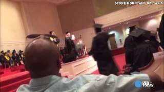 Racial remark during high school graduation shocks crowd