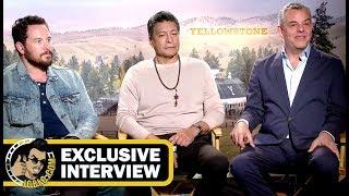Danny Huston Gil Birmingham & Cole Hauser YELLOWSTONE Interviews JoBlo.com Exclusive