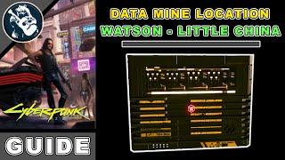 Hacking Databank in Cyberpunk 2077 Datamine Location #1 - Watson - Little China