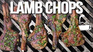 LAMB CHOPS ON THE GRILL SOMETHING NEW FOR YOUR BBQ  SAM THE COOKING GUY