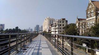 Marine Lines railway station to Charni Road railway station  Mumbai India  Walking Tour 