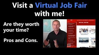 Are Virtual Job Fairs Worth Your Time?  Tips for and Pros and Cons of Virtual Job Fairs