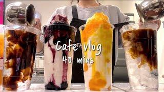 EngCafe vlog collection of 40minutes 40mins cafe vlog