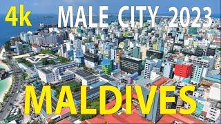 Male City  Maldives 4K By Drone 2023