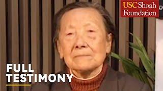 1937 Nanjing Massacre Survivor Xia Shuqin  Full Testimony  USC Shoah Foundation