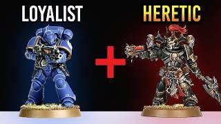 Loyalist Heretics Kitbashing Space Marines Scavengers