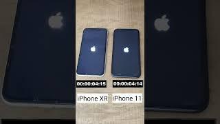 iPhone XR VS iPhone 11 Speed Comparison Test #shorts